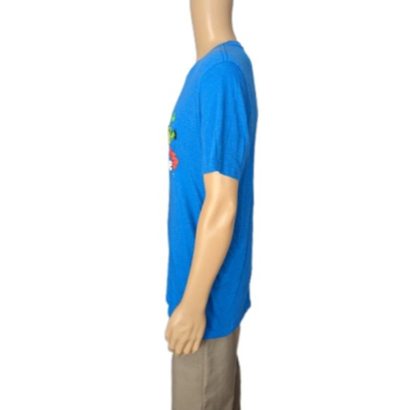 Main and Local Blue Ready to Stumble Graphic T-Shirt L - Picture 4 of 7